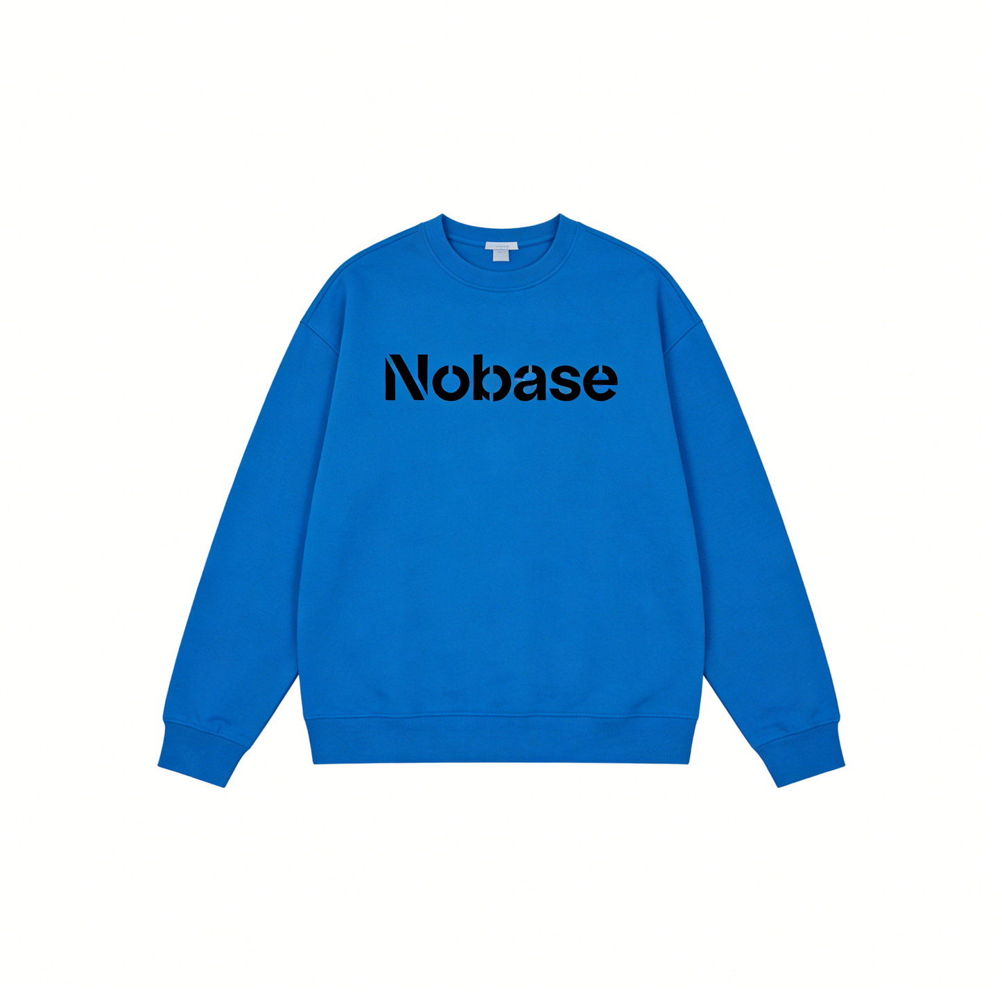 【Nobase Hollow Lettering Crew Neck Sweatshirt】—— Bold Style & Everyday Comfort
