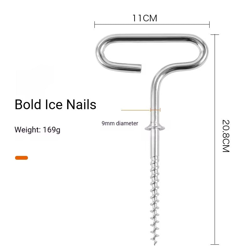 【NurtiPie Heavy-duty Metal Tent Pegs】—— Secure Anchoring for Outdoor Adventures