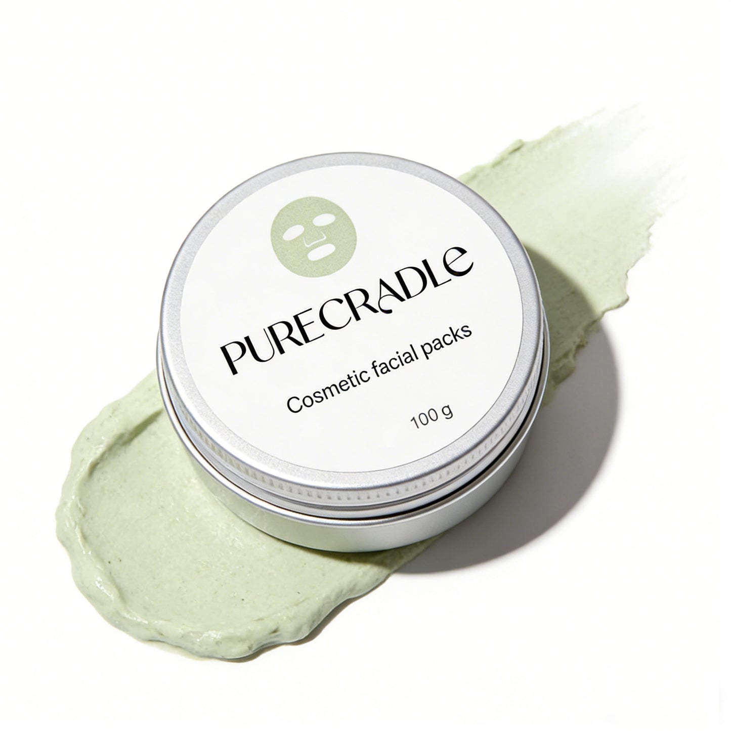 【PURECRADLE Green Clay Facial Pack】—— Purify & Revitalize Your Skin Naturally