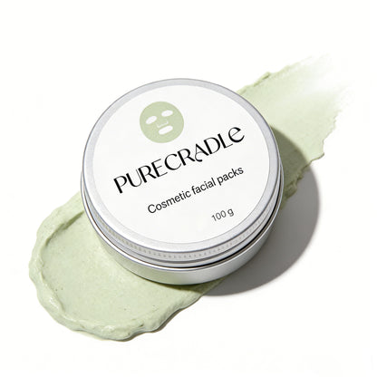 【PURECRADLE Green Clay Facial Pack】—— Purify & Revitalize Your Skin Naturally