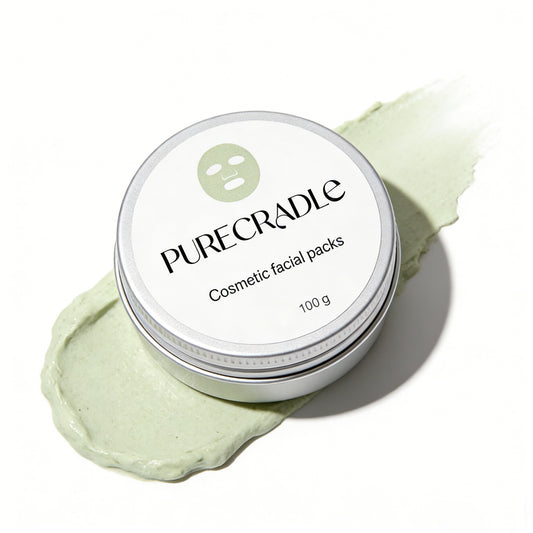 【PURECRADLE Green Clay Facial Pack】—— Purify & Revitalize Your Skin Naturally