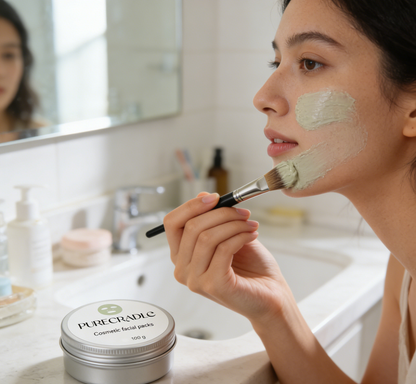 【PURECRADLE Green Clay Facial Pack】—— Purify & Revitalize Your Skin Naturally