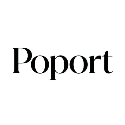 Poport Square Decorative Throw Pillow, Soft Linen-Texture Accent Pillow for Couch Sofa Bed