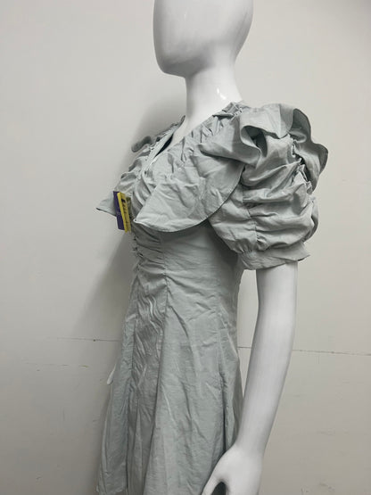 【Presshine Ruched Puff Sleeve Dress】—— Elegant Silhouette for Every Occasion
