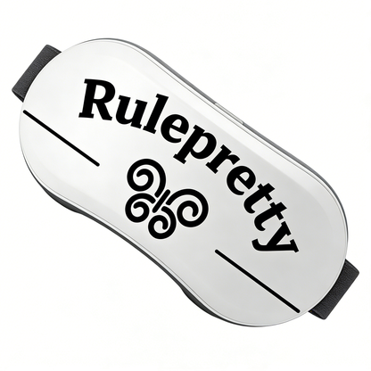 Rulepretty Eye Massager with Heat, Rechargeable Eye Therapy Massager for Migraine Relief, Dry Eyes, Eye Strain, Improve Sleep, Ideal Gift