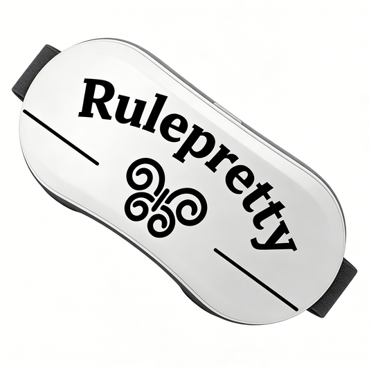 Rulepretty Eye Massager with Heat, Rechargeable Eye Therapy Massager for Migraine Relief, Dry Eyes, Eye Strain, Improve Sleep, Ideal Gift