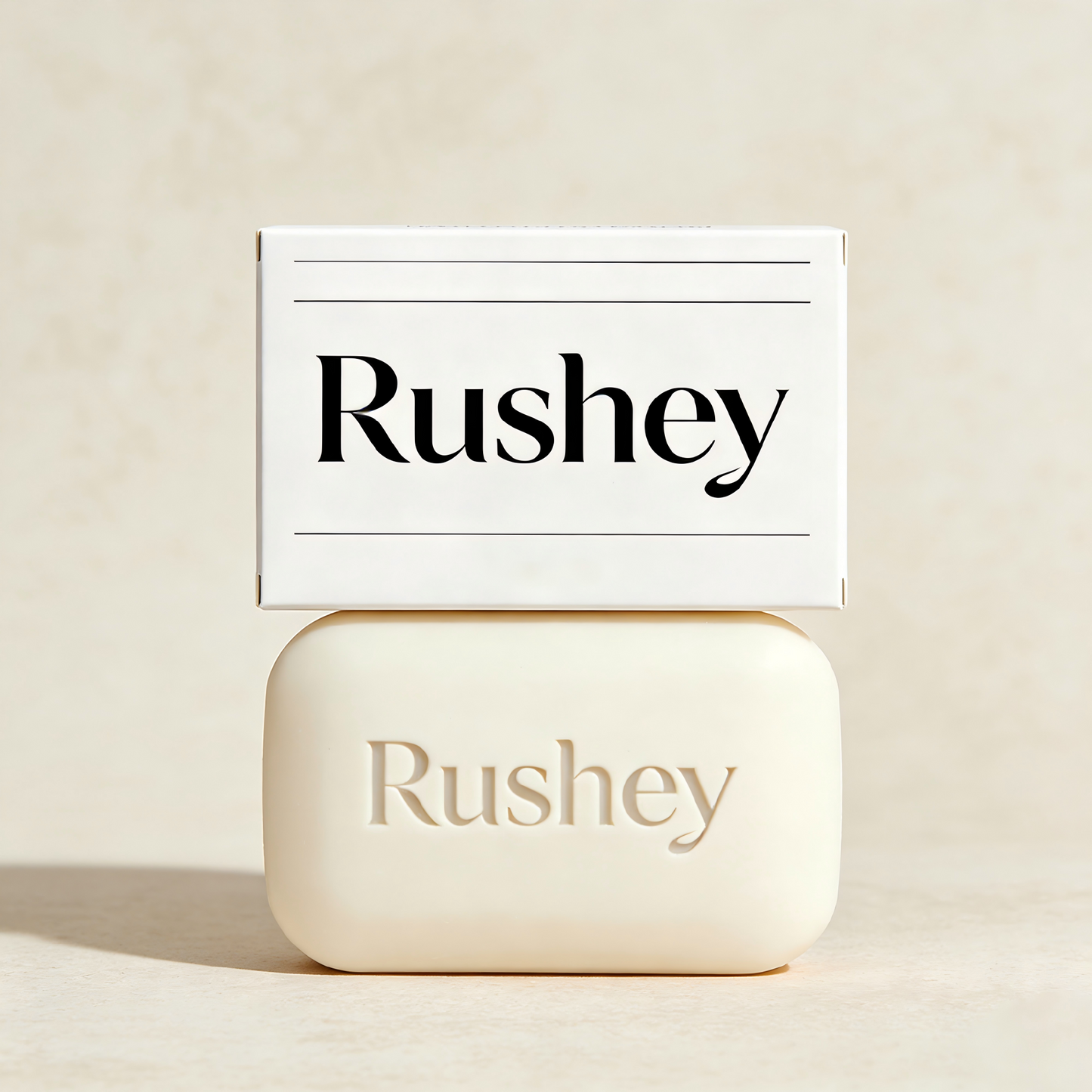 Rushey Luxury Perfumed Bar Soap, Gentle Hydrating Cleansing Soap for Body & Face, Long-Lasting Fragrance, Vegan & Cruelty-Free for All Skin Types