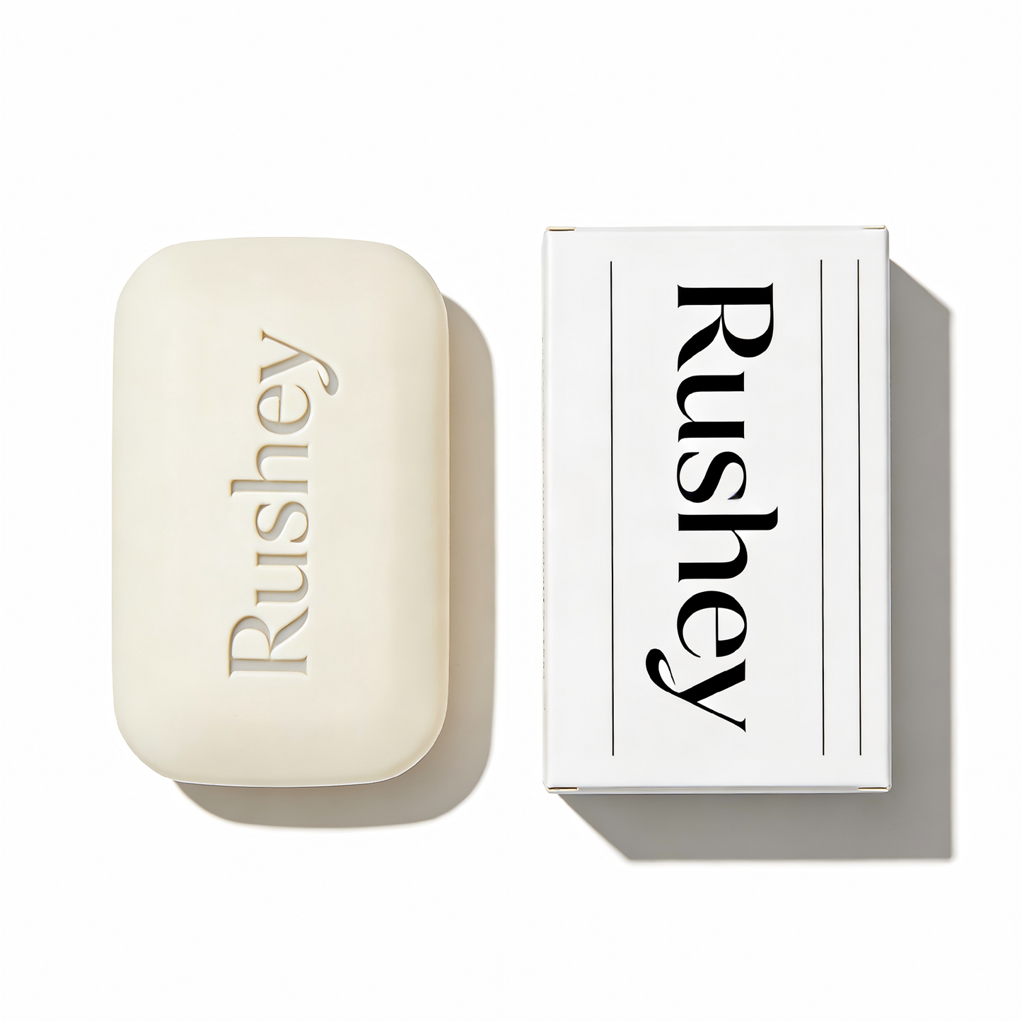 Rushey Luxury Perfumed Bar Soap, Gentle Hydrating Cleansing Soap for Body & Face, Long-Lasting Fragrance, Vegan & Cruelty-Free for All Skin Types