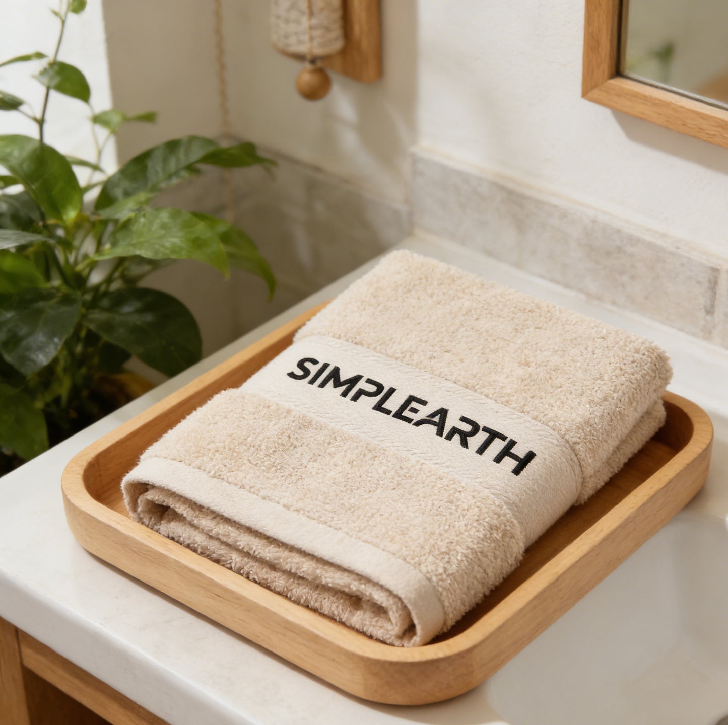 【SIMPLEARTH Premium Cotton Towel】—— Gentle Softness Rooted in Nature