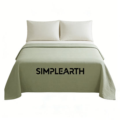 【SIMPLEARTH Cotton Comforter】—— Embrace Minimalist Comfort & Earthy Serenity