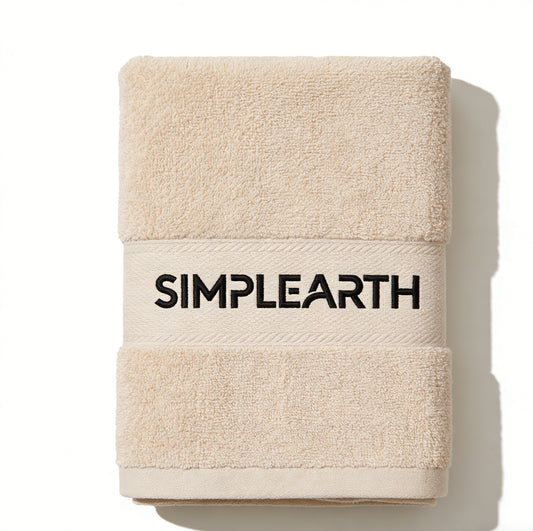 【SIMPLEARTH Premium Cotton Towel】—— Gentle Softness Rooted in Nature