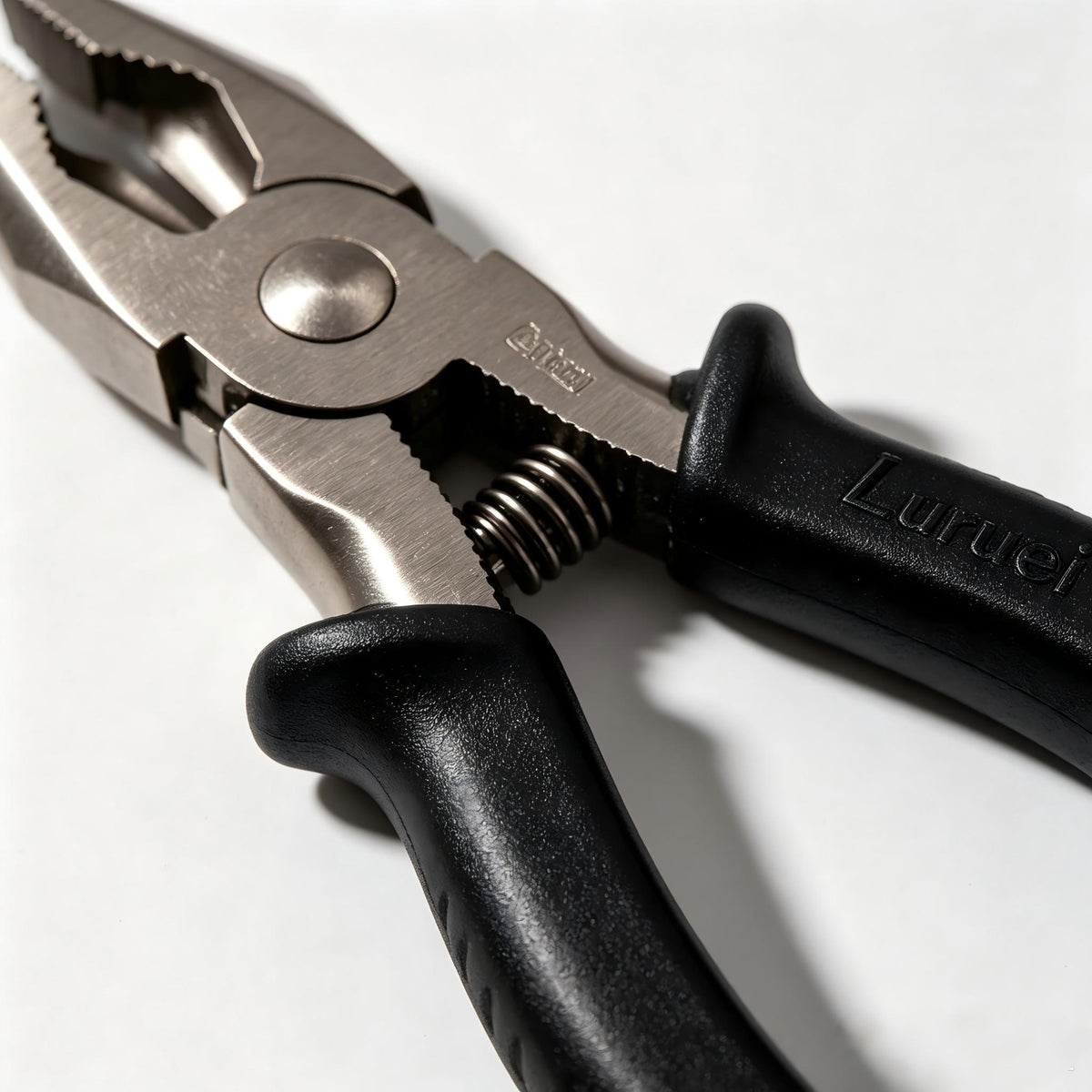 Luruei Nippers, High Carbon Steel Multi-Function Combination Pliers, Non-Slip Rubber Grip Hand Tool for Cutting, Gripping, Crimping, Home Repair & DIY Projects