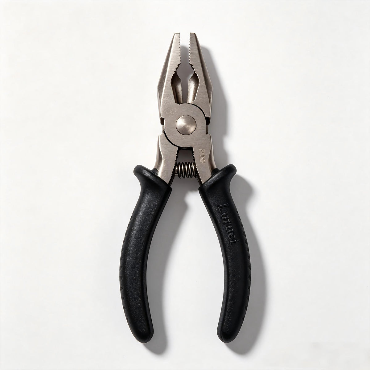 Luruei Nippers, High Carbon Steel Multi-Function Combination Pliers, Non-Slip Rubber Grip Hand Tool for Cutting, Gripping, Crimping, Home Repair & DIY Projects