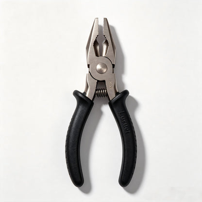 Luruei Nippers, High Carbon Steel Multi-Function Combination Pliers, Non-Slip Rubber Grip Hand Tool for Cutting, Gripping, Crimping, Home Repair & DIY Projects