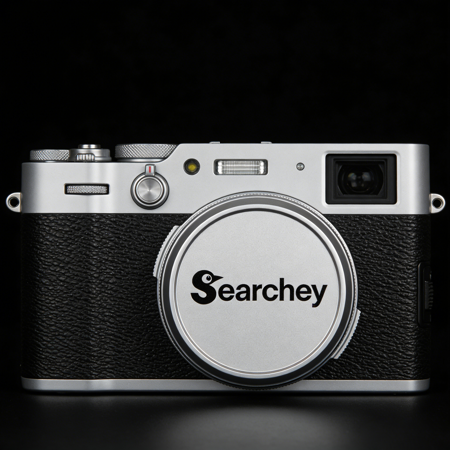 Searchey Premium Compact Digital Camera, 4K UHD Retro Style Point and Shoot Camera for Photography & Vlogging, Portable Travel Camera with Auto Focus, Built-in Flash, Ideal for Beginners & Enthusiasts