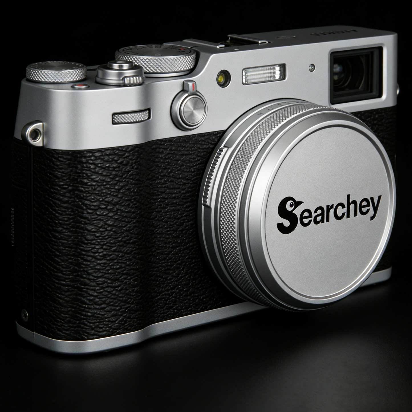 Searchey Premium Compact Digital Camera, 4K UHD Retro Style Point and Shoot Camera for Photography & Vlogging, Portable Travel Camera with Auto Focus, Built-in Flash, Ideal for Beginners & Enthusiasts