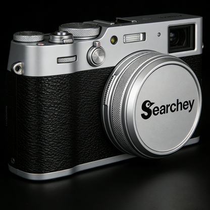 Searchey Premium Compact Digital Camera, 4K UHD Retro Style Point and Shoot Camera for Photography & Vlogging, Portable Travel Camera with Auto Focus, Built-in Flash, Ideal for Beginners & Enthusiasts