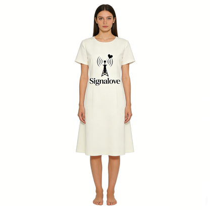 【Signalove Short Sleeve Shift Dress】—— Stylish & Versatile Wardrobe Essential