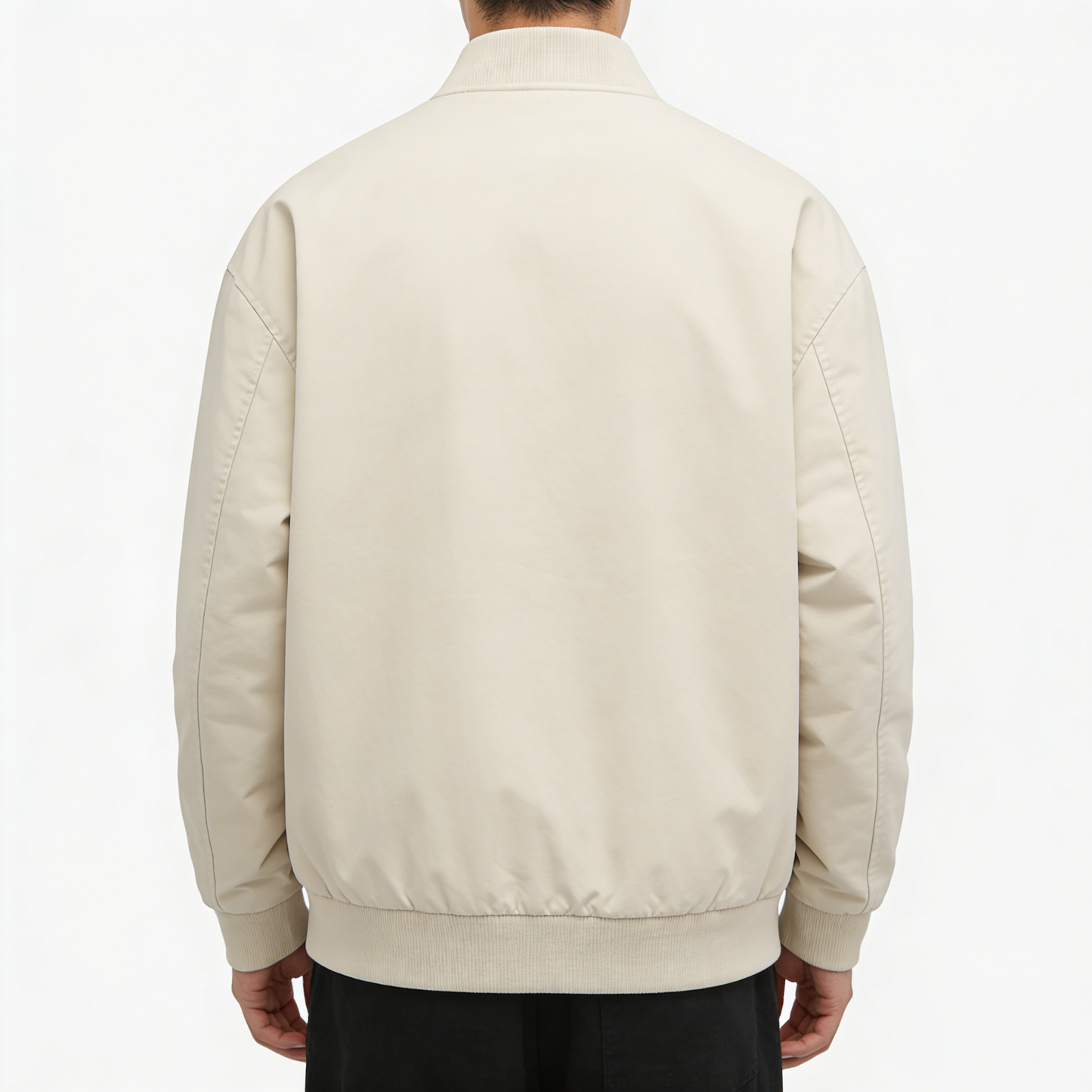 【Sirabbi Logo Print Bomber Anorak】—— Timeless Outerwear for Versatile Style