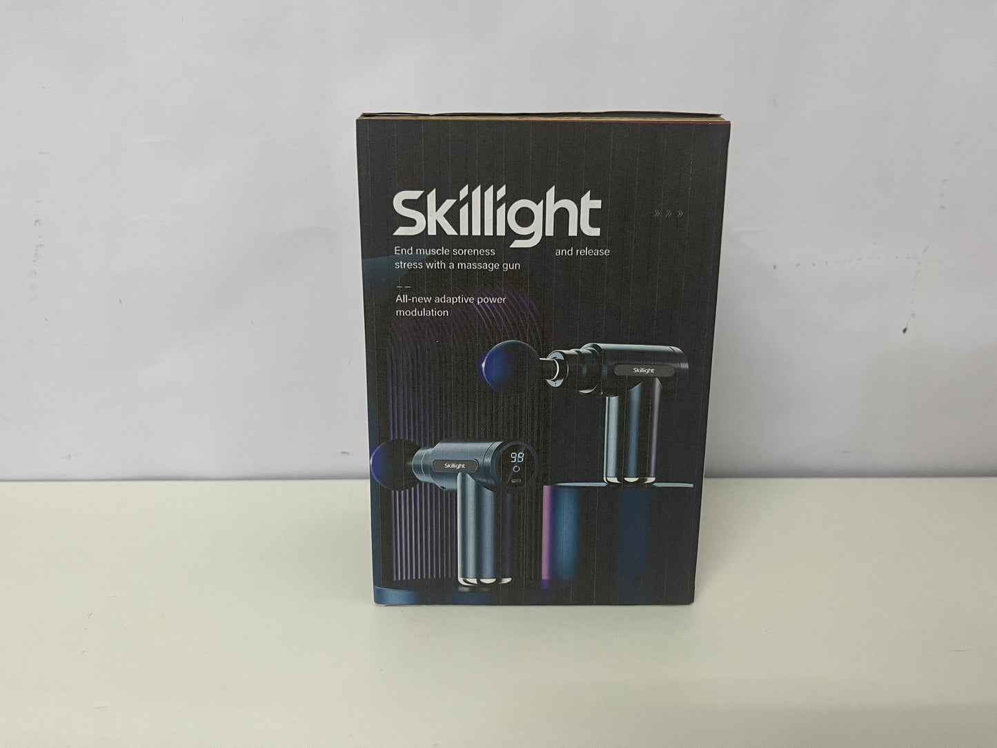 Skillight Deep Tissue Percussion Massage Gun with Adaptive Power Modulation - Portable Muscle Recovery Device for Athletes and Office Workers