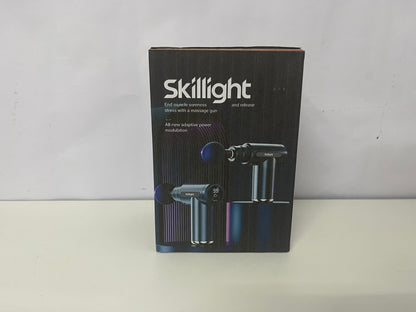 Skillight Deep Tissue Percussion Massage Gun with Adaptive Power Modulation - Portable Muscle Recovery Device for Athletes and Office Workers