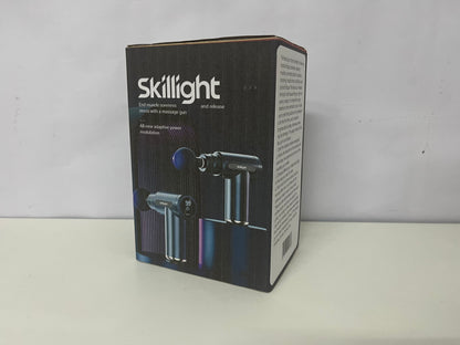 Skillight Deep Tissue Percussion Massage Gun with Adaptive Power Modulation - Portable Muscle Recovery Device for Athletes and Office Workers