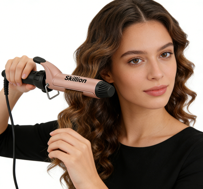 【Skillion Electric Hair Curling Iron】—— Effortless Styling for Gorgeous
