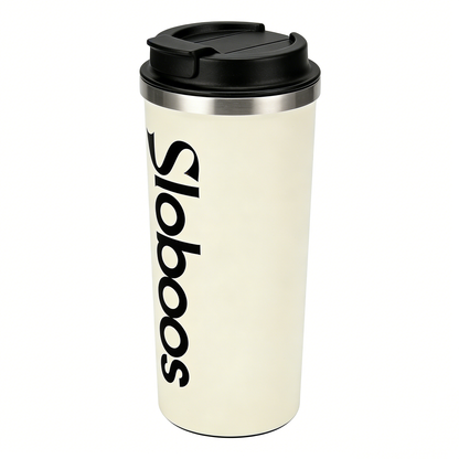 Sloboos Insulated Coffee Tumbler, Stainless Steel Vacuum Insulated Mug, Leak-Proof Travel Coffee Cup for Hot & Cold Drinks, Reusable Coffee Tumbler with Lid