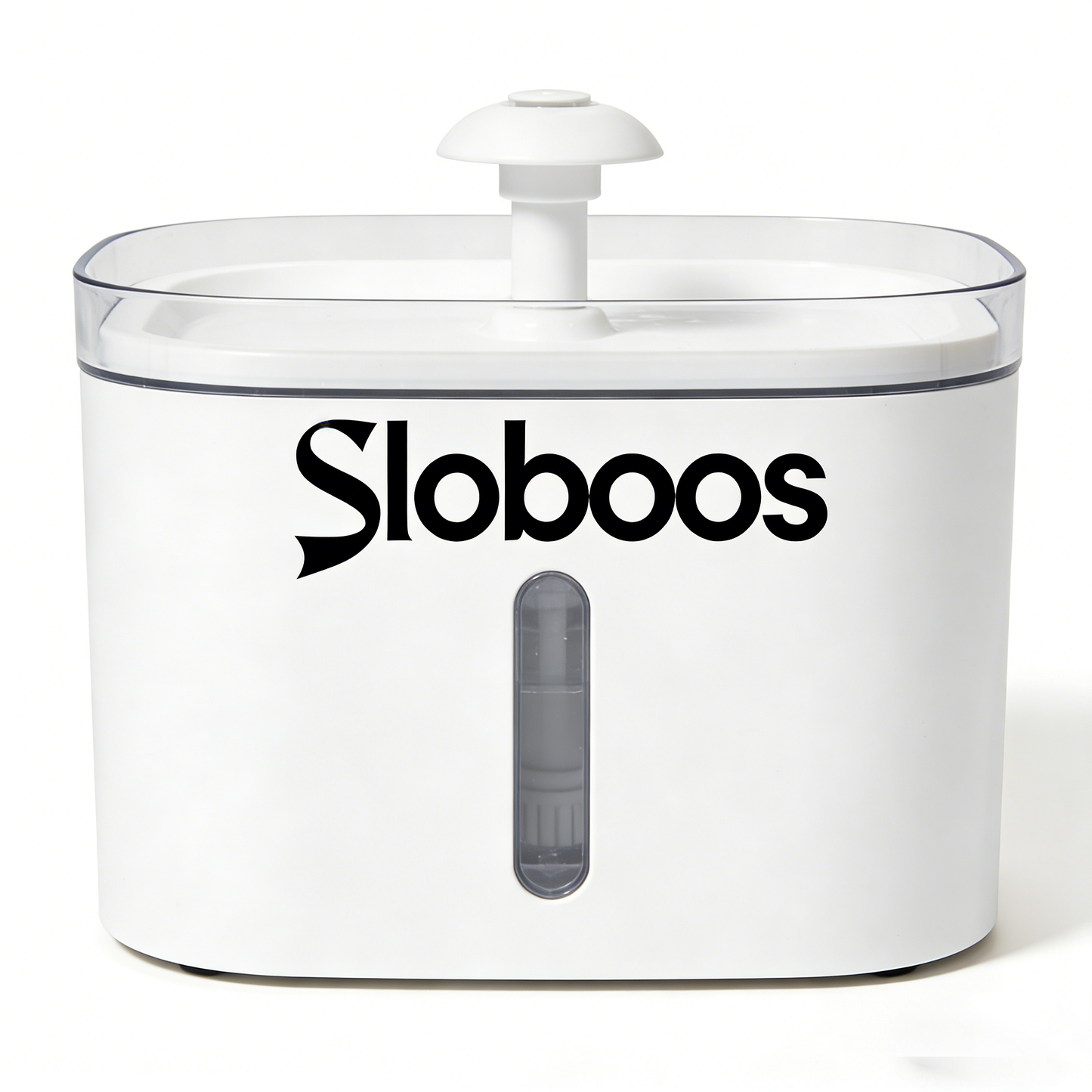 Sloboos Pet Water Fountain, Automatic Cat Water Dispenser with Filter, Quiet Dog Water Bowl, Healthy Drinking Fountain for Cats & Dogs