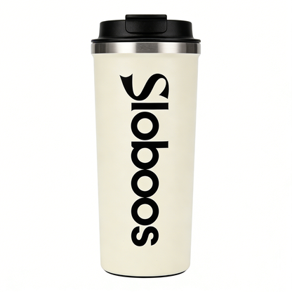 Sloboos Insulated Coffee Tumbler, Stainless Steel Vacuum Insulated Mug, Leak-Proof Travel Coffee Cup for Hot & Cold Drinks, Reusable Coffee Tumbler with Lid