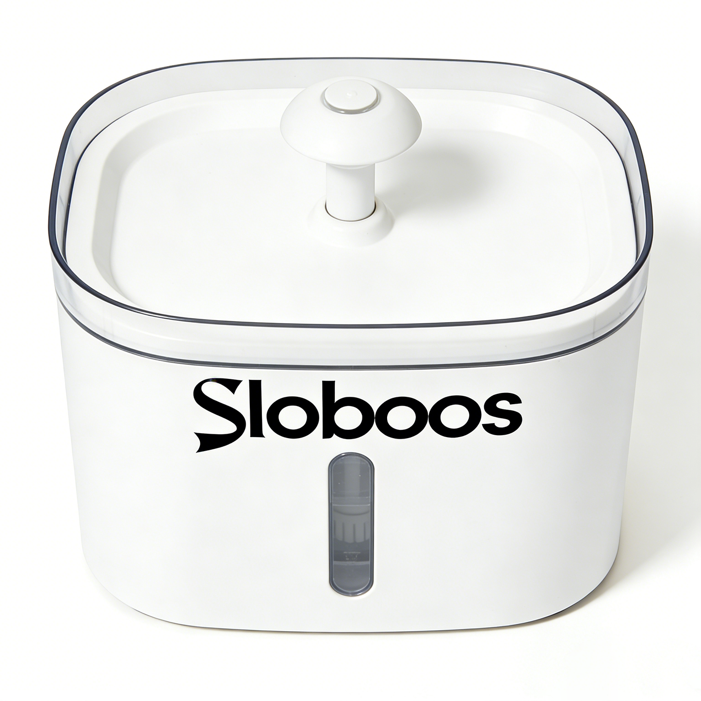 Sloboos Pet Water Fountain, Automatic Cat Water Dispenser with Filter, Quiet Dog Water Bowl, Healthy Drinking Fountain for Cats & Dogs