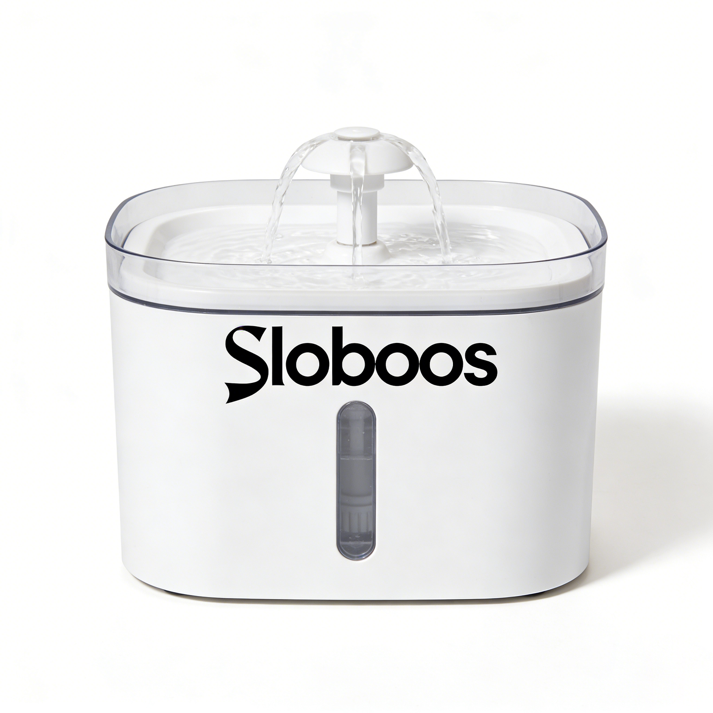 Sloboos Pet Water Fountain, Automatic Cat Water Dispenser with Filter, Quiet Dog Water Bowl, Healthy Drinking Fountain for Cats & Dogs