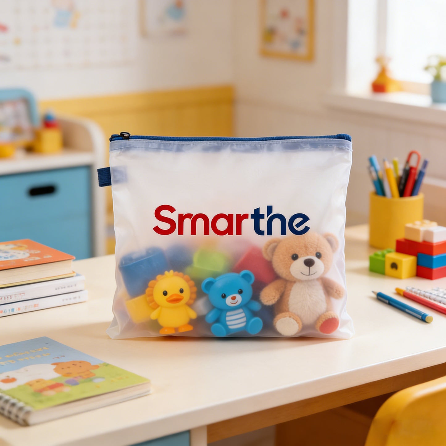 【Smarthe Portable Toy Storage Bag】—— Tidy & Visible Choice for Kids' Playtime