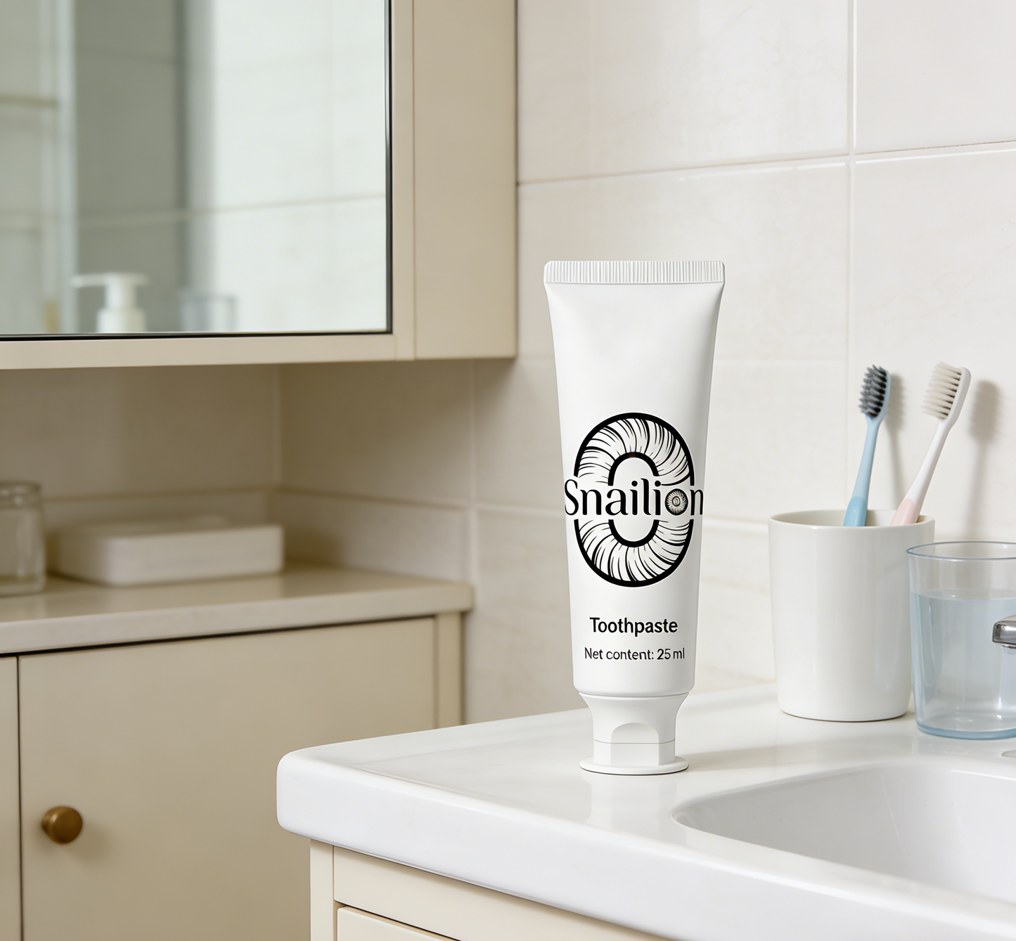 Snailion Gentle Gum Care Toothpaste Gum Repair & Fresh Breath Fluoride-Free Option