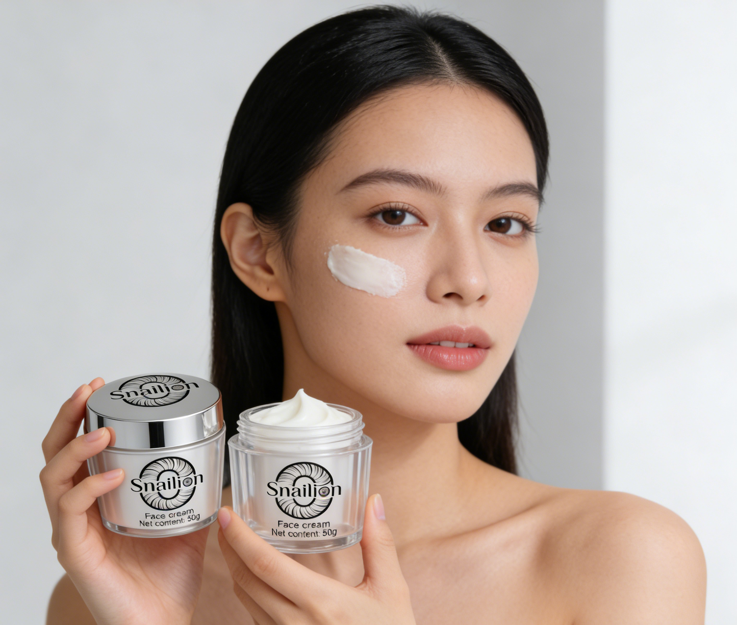 Snailion Multi-Repair Face Cream 50g Anti-Wrinkle Hydration + Skin Barrier Repair Gentle for Sensitive Skin