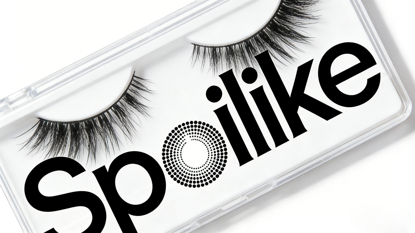 Spoilike 3D Faux Mink False Eyelashes | Natural Fluffy Wispy Lashes | Reusable & Lightweight Beginner Friendly