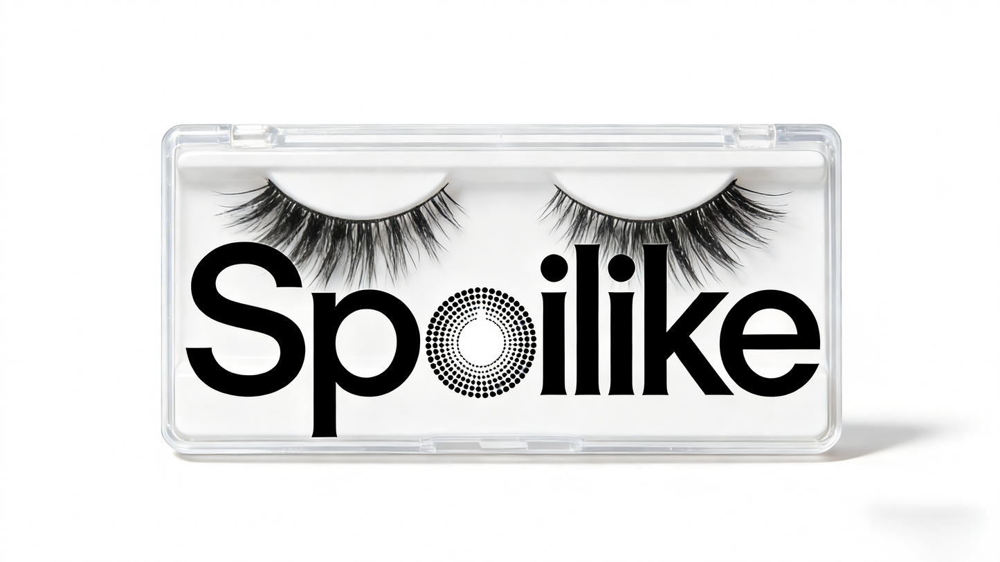 Spoilike 3D Faux Mink False Eyelashes | Natural Fluffy Wispy Lashes | Reusable & Lightweight Beginner Friendly