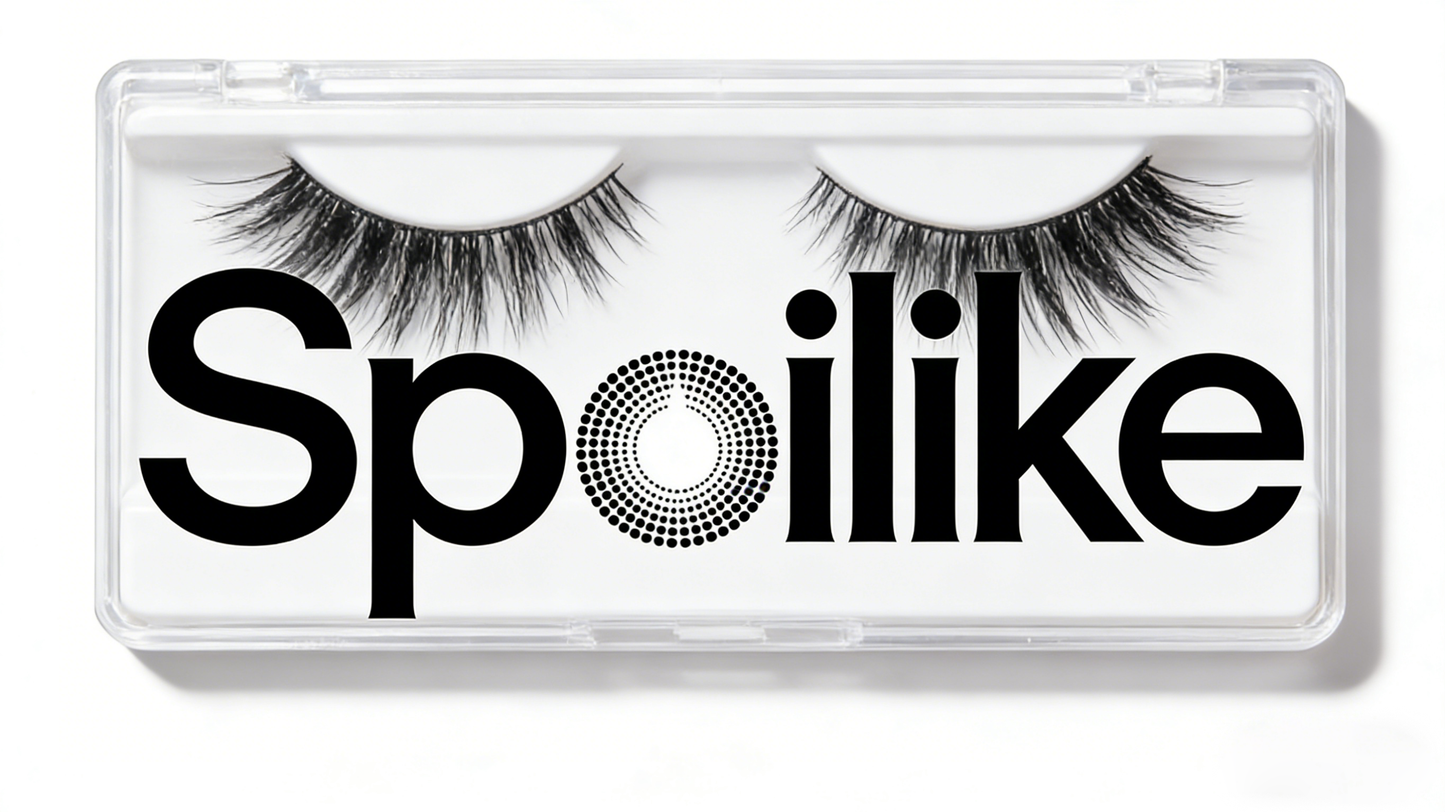 Spoilike 3D Faux Mink False Eyelashes | Natural Fluffy Wispy Lashes | Reusable & Lightweight Beginner Friendly