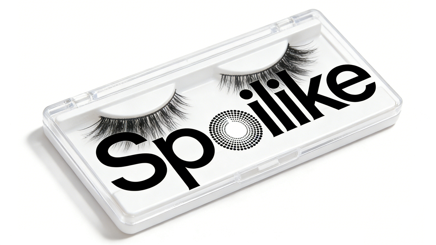 Spoilike 3D Faux Mink False Eyelashes | Natural Fluffy Wispy Lashes | Reusable & Lightweight Beginner Friendly