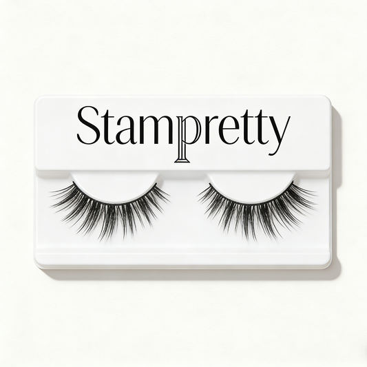 Stampretty Natural 3D Simulation False Lashes - Defined and Separate, Lightweight and Comfortable, Instantly Captivating Eyes.