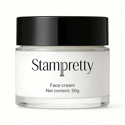 Stampretty Lightweight Glow & Hydrate Face Cream Post-Overnight Brightening | Barrier Repair | Oil-Free Non-Comedogenic