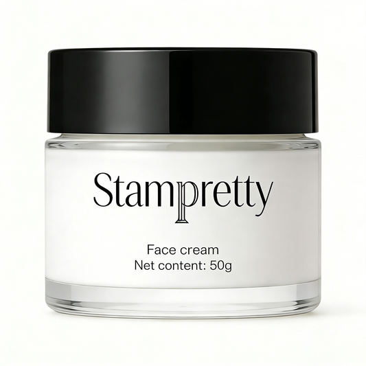 Stampretty Lightweight Glow & Hydrate Face Cream Post-Overnight Brightening | Barrier Repair | Oil-Free Non-Comedogenic