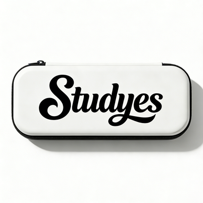 Studyes Minimalist Hard Shell Pencil Case (Student & Office Edition)