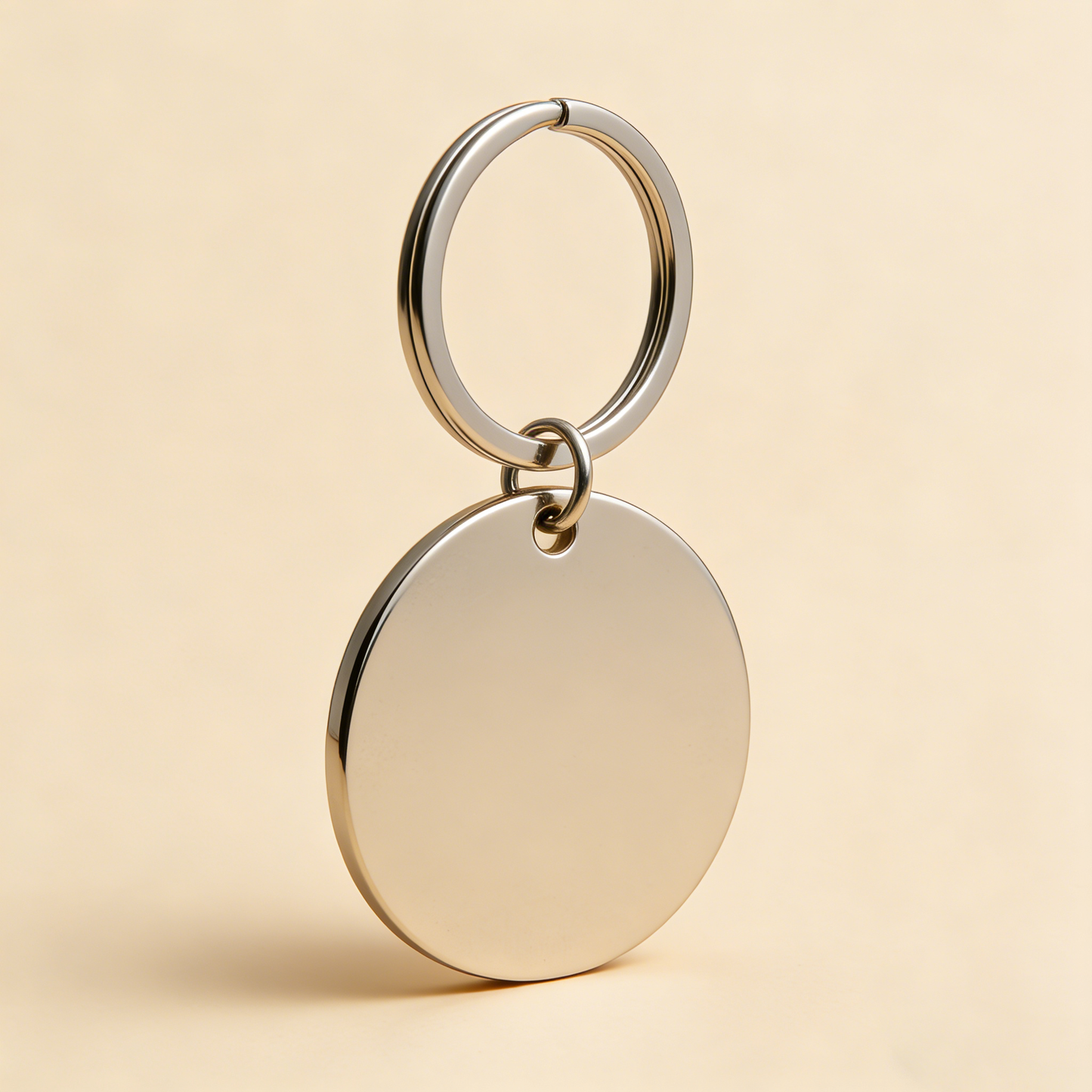 Suchlove Moon & Whale Tail Double-Sided Round Keychain (Luxury Sentimental Collection)