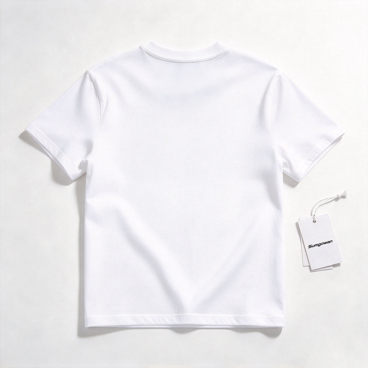 Sumgowan Classic Crew Neck Short Sleeve T-Shirt, Premium Soft Cotton Plain Basic Tee for Men Daily Casual Wear
