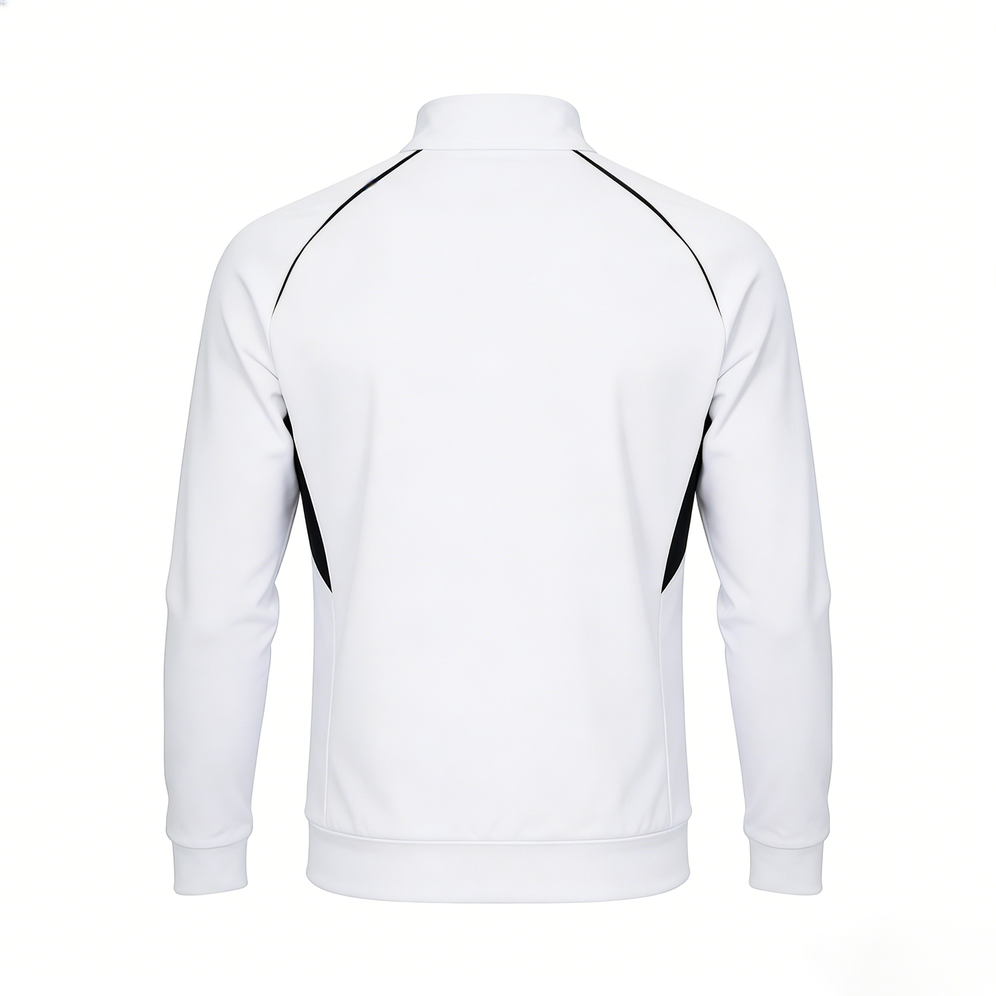 Swordfox Men's Fox Embroidered Track Jacket, Full-Zip Stand Collar Athletic Sweatshirt, Colorblock Sportswear for Gym & Running