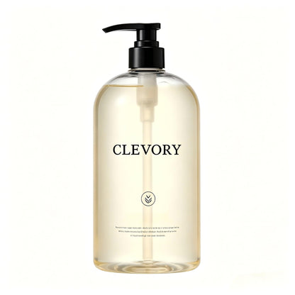 CLEVORY Gentle Moisturizing Bath Foam, Amino Acid Cleansing Formula, Long-Lasting Fragrance Hydrating Body Wash, Large Capacity Family Size for Men and Women