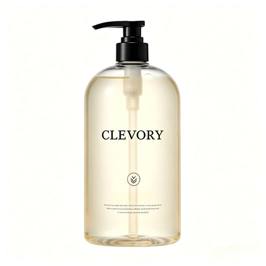 CLEVORY Gentle Moisturizing Bath Foam, Amino Acid Cleansing Formula, Long-Lasting Fragrance Hydrating Body Wash, Large Capacity Family Size for Men and Women