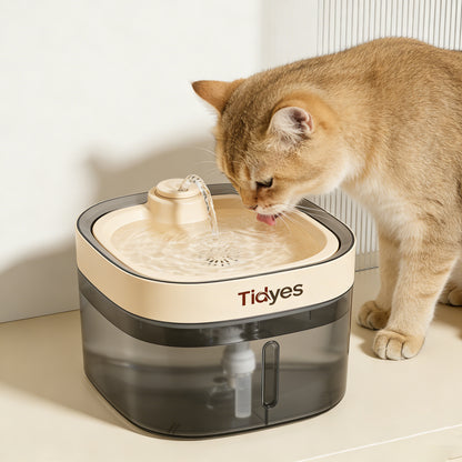 【Tidyes Pet Water Fountain】—— Encourage Natural Drinking Habits for Cats & Dogs