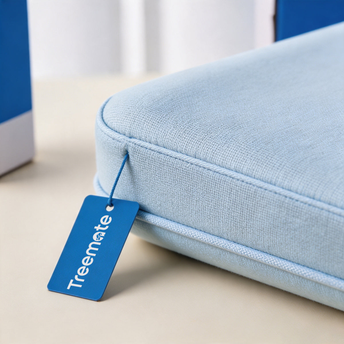 Treemate Memory Foam Pillow for Sleeping, Slow Rebound Cervical Support Pillow with Breathable Soft Cover, Bed Pillow for Adults, Vacuum Compressed Packaged